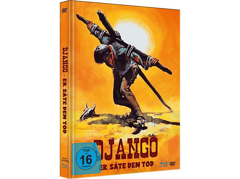 Django-Er säte den Tod (Uncut Limited Mediabook) Blu-ray + DVD von WHITE PEAR