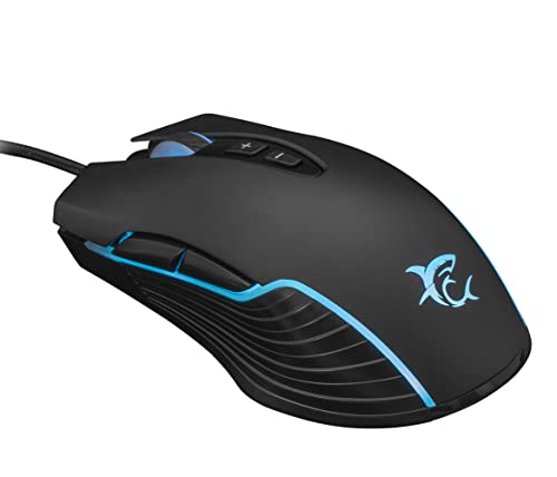 White Shark Mouse Gaming 6400 DPI GM-5003 AZARAH RGB Nero Nero von White Shark