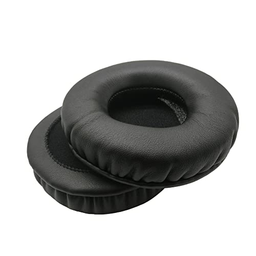 Ersatz-Ohrpolster Leder Memory Foam Ohrpolster Ohrenschützer für Sony MDR-V2 MDR-V3 MDR-V4 Kopfhörer - Schwarz von WHIYO