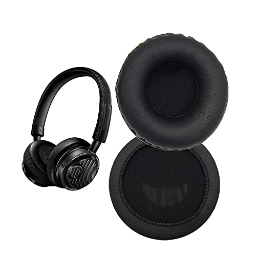 Ersatz-Ohrpolster aus Leder mit Memory-Schaum für Philips Fidelio M2BT M2L M2 M2BT/00 M1 Kopfhörer, Schwarz von WHIYO