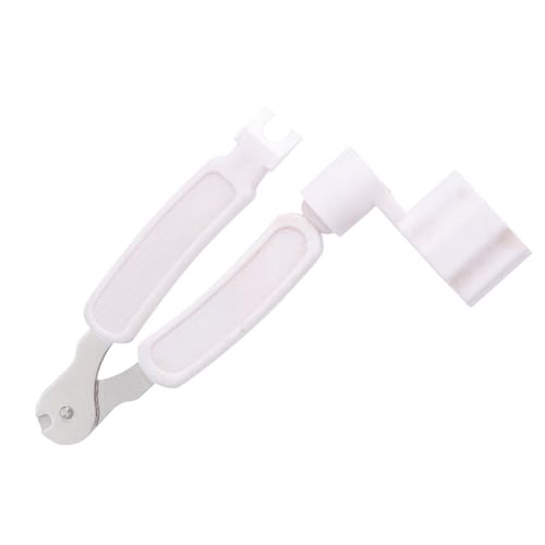 3-in-1 Gitarren-Saiten-Pegs, Stimmgerät, Saitenschneider und Stegstift-Abzieher, Gitarrenwerkzeug zum Reparieren von Zurücksetzen von WHKM