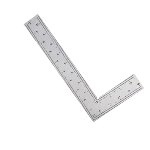 Quadratisches Lineal aus Edelstahl, L-Form, quadratisch, für Holzbearbeitung, Messung, Möbelherstellung, Metallarbeiten Quadratisches Lineal aus Edelstahl, L-Form, quadratisch, für Holzbearbeitung, Messung, Möbelherstellung, Metallarbeiten von WHKM