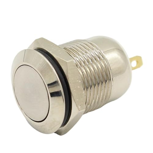 1pcs 12mm Waterproof Momentary Flat Round Stainless Steel Metal Push Button Switch Car Start Horn Speaker Bell Automatic Reset 1pcs 12mm Waterproof Momentary Flat Round Stainless Steel Metal Push Button Switch Car Start Horn Speaker Bell Automatic Reset von WHRLQXM