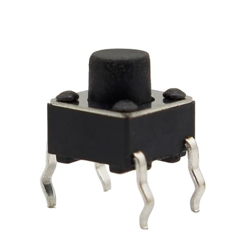 50pcs/lot 6x6x6MM 4PIN G91 Tactile Tact Push Button Switch Direct Self-Reset DIP von WHRLQXM