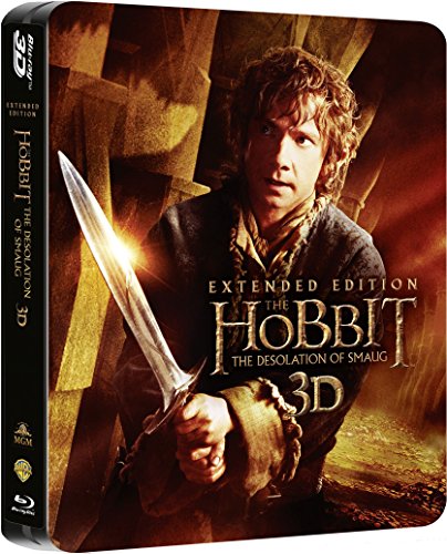 The Hobbit: The Desolation Of Smaug - Extended Edition Steelbook [Blu-ray 3D + Blu-ray] [2014] [Region Free] von WHV