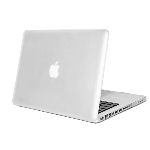 WHWOLF Nur geeignet für MacBook Pro 15 Zoll Hülle Modell A1286 (mit CD ROM) 2008–2012 Release, einfache, matte rutschfeste Laptop-Abdeckung, stoßfeste Schutzhülle, transparent von WHWOLF