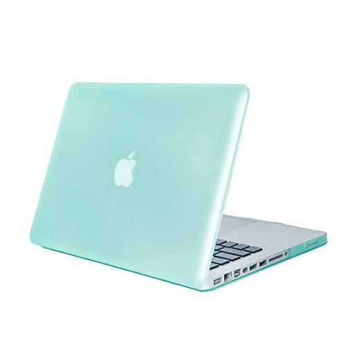 WHWOLF Nur geeignet für MacBook Pro 15 Zoll Hülle Modell A1286 (mit CD ROM) 2008–2012 Release, einfache, matte rutschfeste Laptop-Abdeckung, stoßfeste Schutzhülle – Grün von WHWOLF