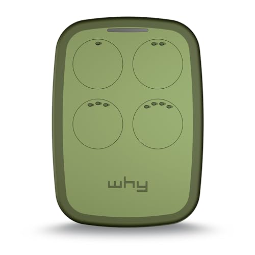 WHY EVO NOA Telecomando rolling code multifrequenza da 280 a 868 mhz, apricancello autoapprendente programmabile, radiocomando ad ampio raggio con 4 pulsanti Olive Green WHY EVO NOA Telecomando rolling code multifrequenza da 280 a 868 mhz, apricancello autoapprendente programmabile, radiocomando ad ampio raggio con 4 pulsanti Olive Green von WHY EVO