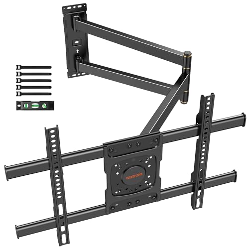 WHYFONE TV Wandhalterung Schwenkbar mit 710mm Langem Gelenkarm, 180° Drehbar Fernsehhalterung Wand für 32-75 Zoll Fernseher, Neigbar und Schwenk Ecke TV Halterung bis zu 45kg max. VESA 600x400mm WHYFONE TV Wandhalterung Schwenkbar mit 710mm Langem Gelenkarm, 180° Drehbar Fernsehhalterung Wand für 32-75 Zoll Fernseher, Neigbar und Schwenk Ecke TV Halterung bis zu 45kg max. VESA 600x400mm von WHYFONE