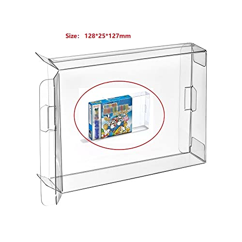 WICAREYO 10pcs Carts Clear CIB Case Sleeve Box Kunststoff Schutzhüllefür Gameboy Farbe Advance GBA GBC Patronenschutz von WICAREYO
