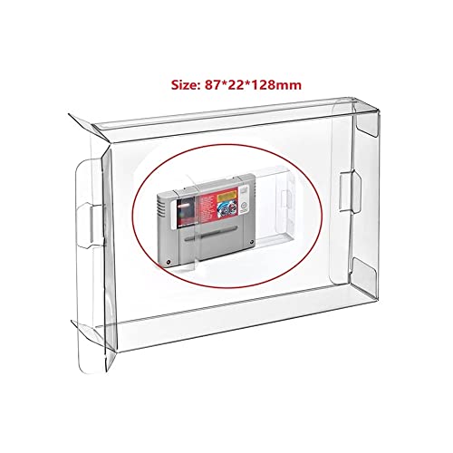 WICAREYO 10pcs EU JP PAL Wagen Module Fit Game Protector Boxen Hülle für Super Famicom SNES Cartridge EU JP Version von WICAREYO