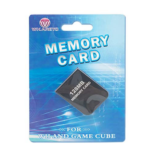 WICAREYO 128MB Black Memory Card für Wii NGC Gamecube Konsole von WICAREYO