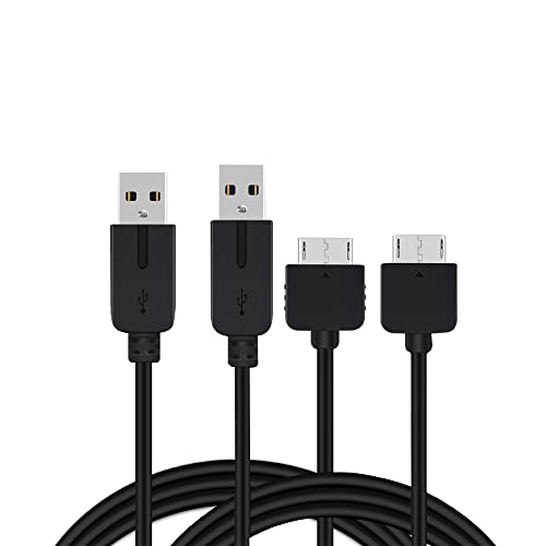 WICAREYO 2 Stück Ladekabel für PS Vita 1000, 1.2 m / 3.9 FT Datenübertragung USB Stromkabel für PS Vita 1000 WICAREYO 2 Stück Ladekabel für PS Vita 1000, 1.2 m / 3.9 FT Datenübertragung USB Stromkabel für PS Vita 1000 von WICAREYO