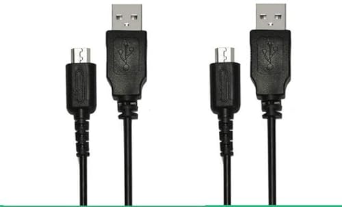 WICAREYO 2 Stück USB Ladekabel für DS Lite, 1,2m Netzteil Kabel Power Ladegerät Cord für DS Lite von WICAREYO