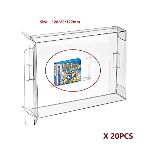 WICAREYO 20pcs Carts Clear CIB Case Sleeve Box für Gameboy Farbe Advance GBA GBC Patronenschutz von WICAREYO