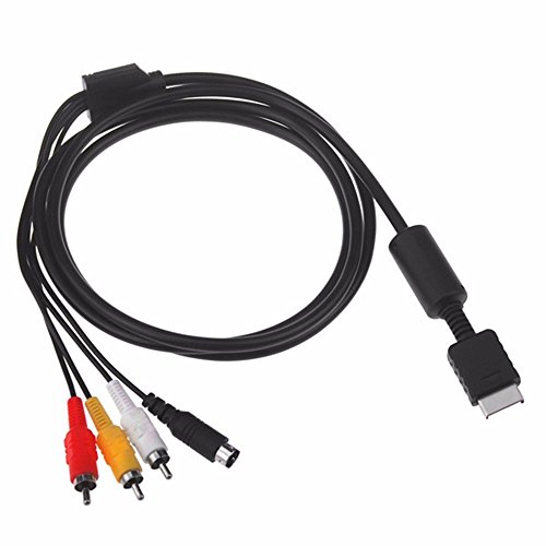 WICAREYO 6ft 1.8m 3RCA Audio Video S-Video S AV Kabel für PS3 PS2 von WICAREYO