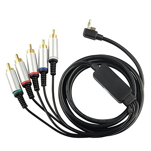 WICAREYO AV HD Component Audio Vidéo Kabel HDTV Composite Kabel Adapter für PSP 2000 3000 von WICAREYO