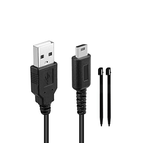 WICAREYO USB Ladegerät Kabel mit Stylus Pen Ladekabel Netzteil Kabel für DS Lite NDSL von WICAREYO