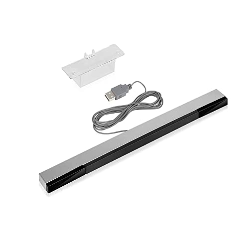 WICAREYO USB Sensorleiste Infrarot IR Ray Motion Sensor Signal Empfänger für Wii und Wii U Konsole mit stabilem Stan von WICAREYO