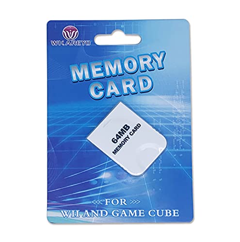WICAREYO Weiß 64M Speicherkarte für Wii NGC Gamecube Konsole von WICAREYO