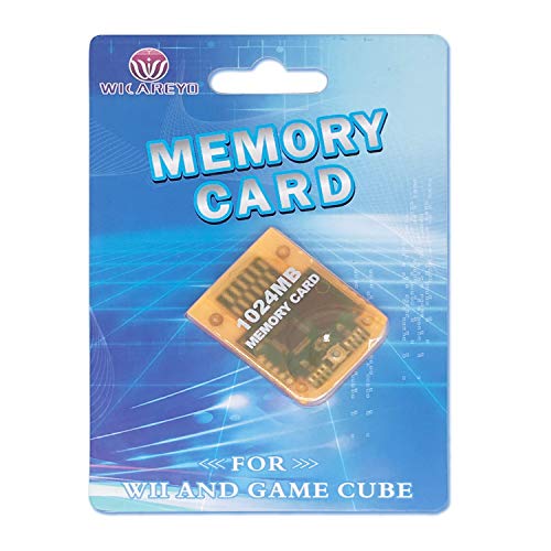 WiCareYo 1024MB Speicherkarte Memory Card für Gamecube oder Wii Konsolen von WICAREYO