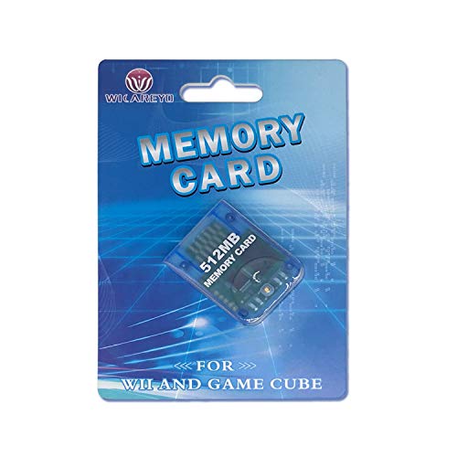 WiCareYo 512M Speicherkarte Memory Card Mit Hoher Kapazität mit Paket Für Wii NGC Gamecube Konsole von WICAREYO