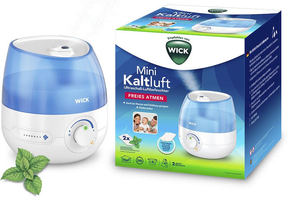 WICK Luftbefeuchter Ultraschall 21 W weiß/blau von WICK