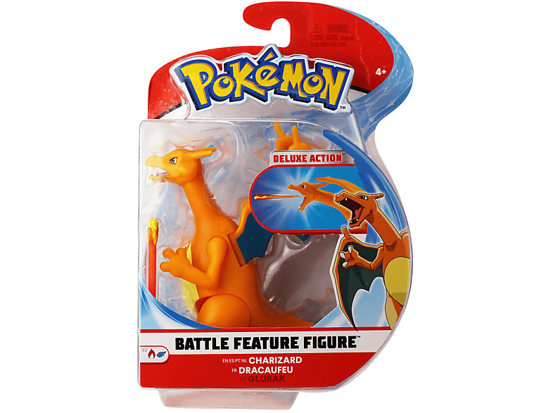 WICKED COOL TOYS Pokémon - Battle Feature Glurak Figur von WICKED COOL TOYS