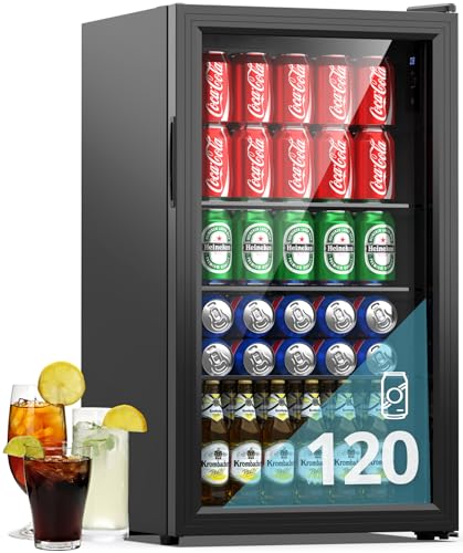 WIE Getränkekühlschrank Mini Kühlschrank mit Doppelte Glastür mit Verstellbaren Ablagen Indoor Outdoor Klein Bierkühlschrank Wendetür Leise 86 Liter 120 Dosen für Soda/Bier für Zuhause/Küche/Bar/Büro WIE Getränkekühlschrank Mini Kühlschrank mit Doppelte Glastür mit Verstellbaren Ablagen Indoor Outdoor Klein Bierkühlschrank Wendetür Leise 86 Liter 120 Dosen für Soda/Bier für Zuhause/Küche/Bar/Büro von WIE