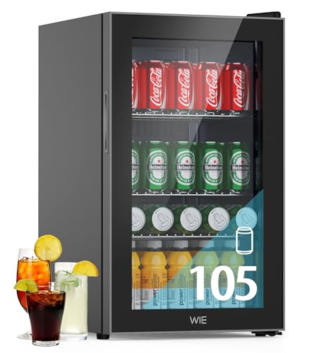 WIE Mini Kühlschrank Getränkekühlschrank 70 Liter mit Doppelte Glastür mit Verstellbaren Ablagen Indoor Outdoor Klein Bierkühlschrank Leise 105 Dosen für Soda/Bier/Wine für Zuhause/Küche/Bar/Büro WIE Mini Kühlschrank Getränkekühlschrank 70 Liter mit Doppelte Glastür mit Verstellbaren Ablagen Indoor Outdoor Klein Bierkühlschrank Leise 105 Dosen für Soda/Bier/Wine für Zuhause/Küche/Bar/Büro von WIE