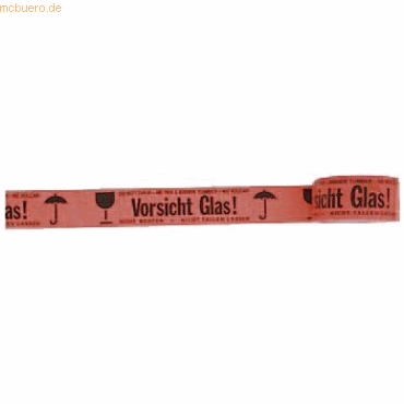 WIHE-lux Warndruckband 50mmx60m 'Vorsicht Glas' selbstklebend WIHE-lux Warndruckband 50mmx60m 'Vorsicht Glas' selbstklebend von WIHE-lux