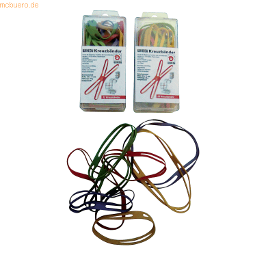 WIHEDÜ Kreuzband 510.035 150x11mm farbig sortiert 12 Stück von WIHEDÜ