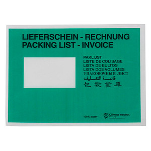 WIHEDÜ Lieferscheintaschen Pergamin Papier DIN C5 250 St. von WIHEDÜ