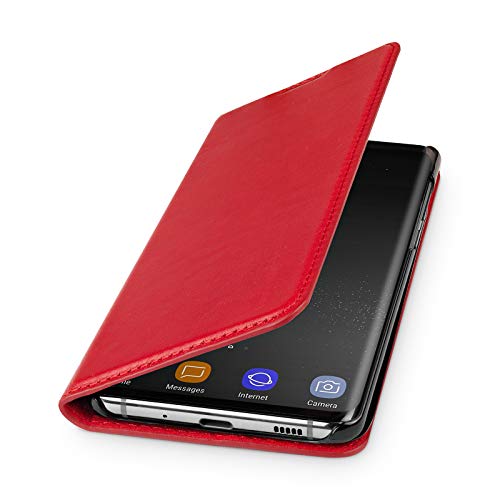 WIIUKA Echt Ledertasche - TRAVEL Nature - Hülle für Samsung Galaxy S20 - ITALIENISCHES Leder - Vintage Rot, mit Kartenfach, extra Dünn, Tasche, Premium Leder WIIUKA Echt Ledertasche - TRAVEL Nature - Hülle für Samsung Galaxy S20 - ITALIENISCHES Leder - Vintage Rot, mit Kartenfach, extra Dünn, Tasche, Premium Leder von WIIUKA
