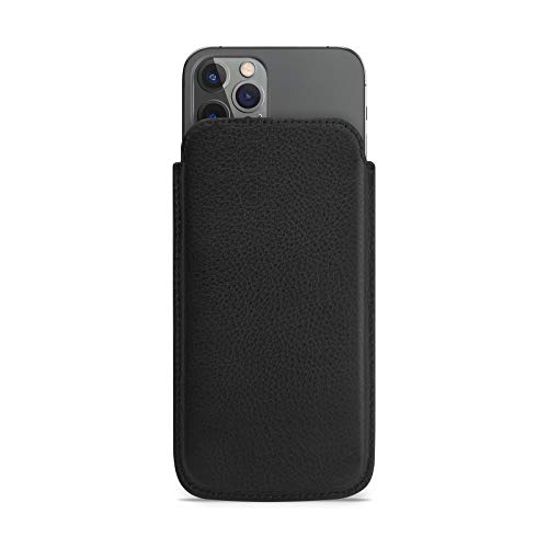 WIIUKA Hülle für iPhone 13 Mini, Lederhülle extra Dünn, Premium Leder, Design Handyhülle Schwarz WIIUKA Hülle für iPhone 13 Mini, Lederhülle extra Dünn, Premium Leder, Design Handyhülle Schwarz von WIIUKA