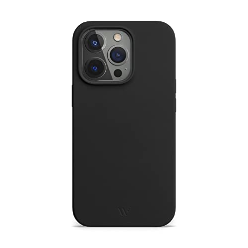 WIIUKA Hülle für iPhone 14 Pro Max, Softtouch Silikon, Recycelter Kunststoff, extra schlank - Silikonhülle, Premium Handyhülle, Case, Qi, Schwarz WIIUKA Hülle für iPhone 14 Pro Max, Softtouch Silikon, Recycelter Kunststoff, extra schlank - Silikonhülle, Premium Handyhülle, Case, Qi, Schwarz von WIIUKA