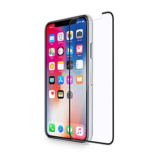 WIIUKA Schutzglas - PROTECT 3D - für Apple iPhone 11 Pro MAX und iPhone XS MAX, Montagehilfe-Rahmen, schützt die komplette Frontseite, gehärtetes 9H Glas mit schmutzabweisender Oberflächenbeschichtung von WIIUKA