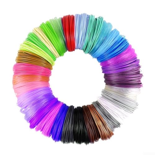 PLA-Filament-Nachfüllpackung mit 30 Farboptionen, kompatibel mit allen Standard-Durchmessern von 1 75 mm PLA-Filament-Nachfüllpackung mit 30 Farboptionen, kompatibel mit allen Standard-Durchmessern von 1 75 mm von WIIYENA