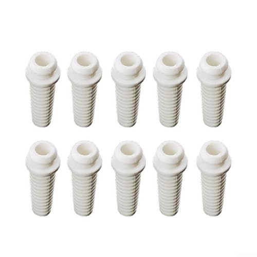Zuverlässiges 10-teiliges PVC-Kabelhülsen-Set für Handy-Ladegerät und Elektrowerkzeugschutz (6,5 mm, schwarz) von WIIYENA