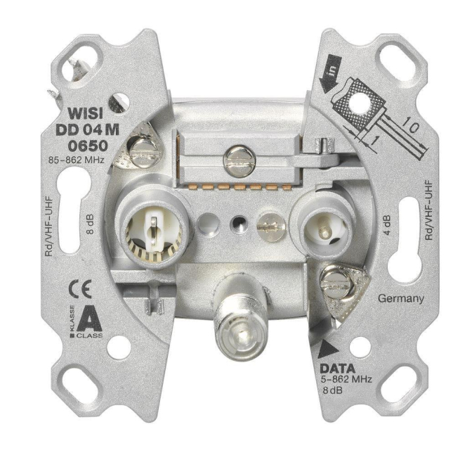WISI Multimedia-Stichdose DD04M0650 5-1006MHz 4/8dB WISI Multimedia-Stichdose DD04M0650 5-1006MHz 4/8dB von WILHELM SIHN JR. GMBH & CO.KG