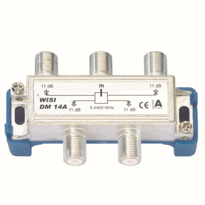 WISI Verteiler 4-fach DM14A 5-2400MHz 11dB WISI Verteiler 4-fach DM14A 5-2400MHz 11dB von WILHELM SIHN JR. GMBH & CO.KG