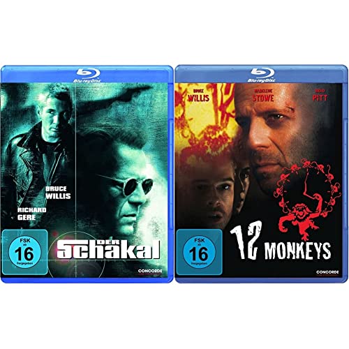 Der Schakal [Blu-ray] & 12 Monkeys [Blu-ray] von WILLIS,BRUCE/GERE,RICHARD