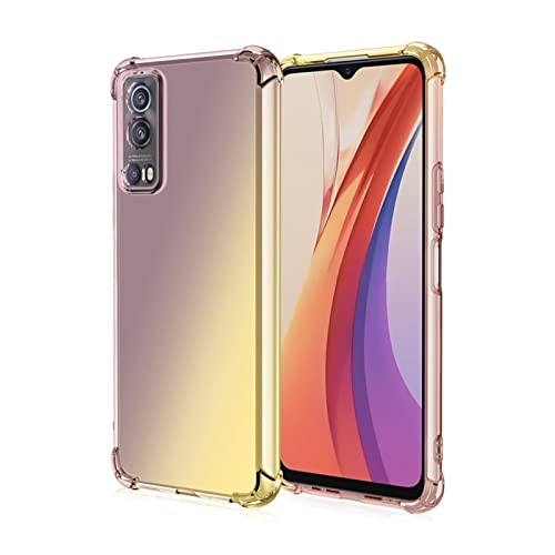 WILLIS TPU Silikon Handyhülle für vivo Y52 5G / vivo Y72 5G, Durchsichtig Farbverlauf Case, Anti Drop und Anti Scratch 6.58" Schutzhülle Schwarzes Gold WILLIS TPU Silikon Handyhülle für vivo Y52 5G / vivo Y72 5G, Durchsichtig Farbverlauf Case, Anti Drop und Anti Scratch 6.58" Schutzhülle Schwarzes Gold von EsOyl