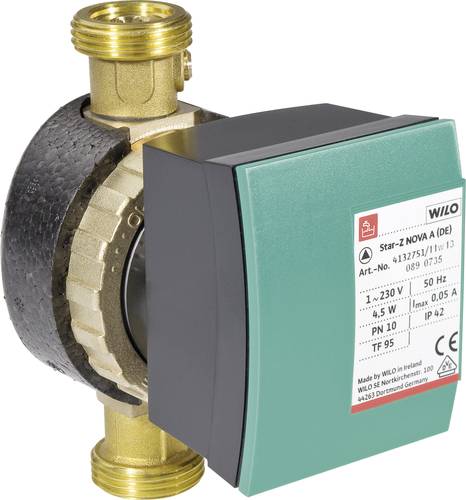 WILO 4132751 Brauchwasserpumpe 0.3 m³/h 4.5W 10 bar WILO 4132751 Brauchwasserpumpe 0.3 m³/h 4.5W 10 bar von WILO
