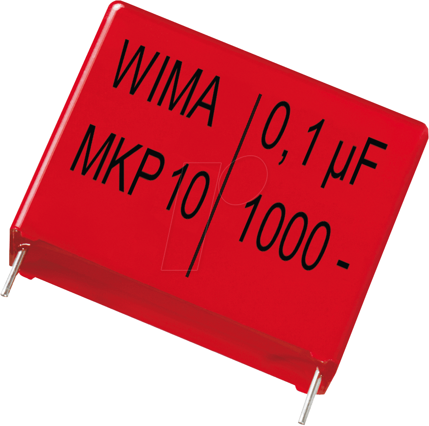 MKP10-250 1,0µ2 - Impulskondensator, 1,0µF, 250V, RM27,5 von WIMA