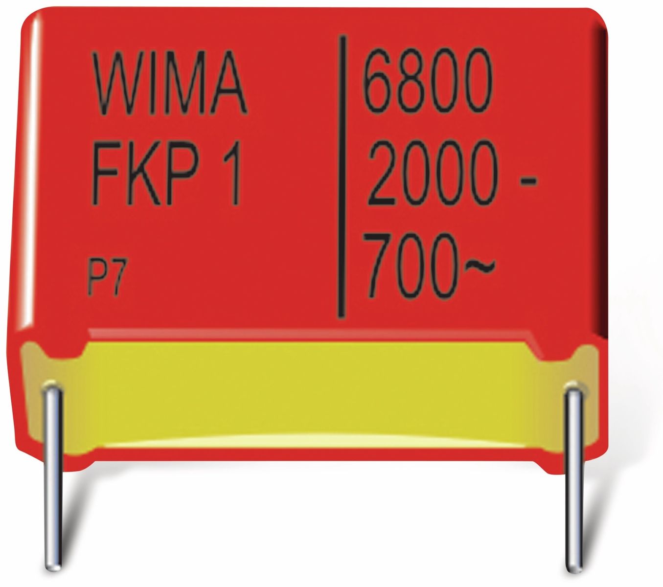 WIMA Folienkondensator, FKP1T031007E00JSSD, 0,1UF, 1600V von WIMA