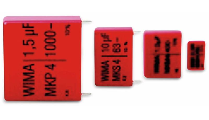 WIMA Folienkondensator, 2,2 UF, 400 V, radial, RM 27,5, MKS4G042206B00KSSD von WIMA
