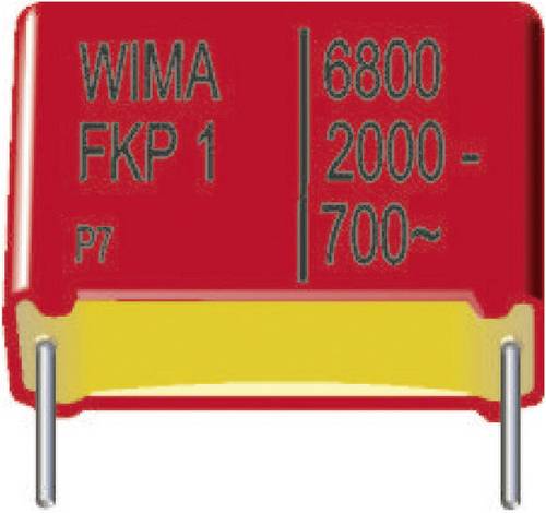 Wima FKP1R016804F00KSSD FKP-Folienkondensator radial bedrahtet 6800pF 1250 V/DC 10% 15mm (L x B x H) von WIMA