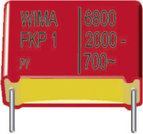 Wima FKP1U012205D00KSSD FKP-Folienkondensator radial bedrahtet 2200pF 2000 V/DC 10% 22.5mm (L x B x Wima FKP1U012205D00KSSD FKP-Folienkondensator radial bedrahtet 2200pF 2000 V/DC 10% 22.5mm (L x B x von WIMA