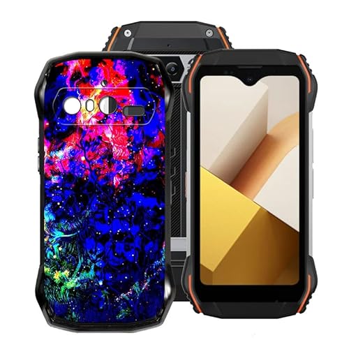 WIMSPEED Schwarz Stoßfest Hülle für Blackview N6000 (4.3 Zoll), Ultradünne Anti-Kratzen Handyhülle Cover Weiches Silikon Schutzhülle Tasche für Blackview N6000 - Voller Dornen von WIMSPEED